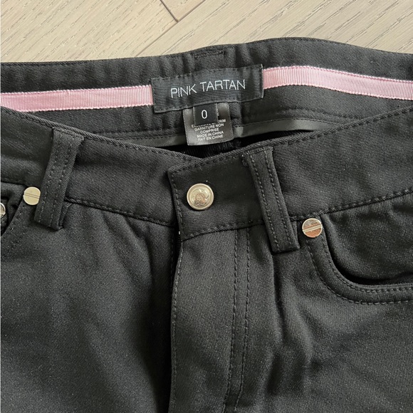 Pink Tartan Bootcut Pants size 0 - Picture 5 of 5